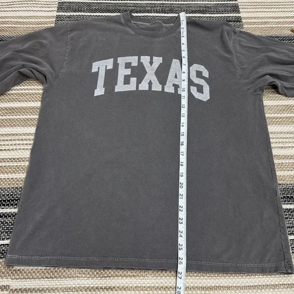 John Galt Brandy Melville Texas Shirt Women Large Gray Long Sleeve Casual UT - Picture 8 of 8